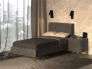 Кровать Рошаль 900 серый