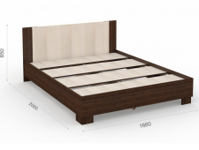Кровать 160 со встроенным основанием под матрас