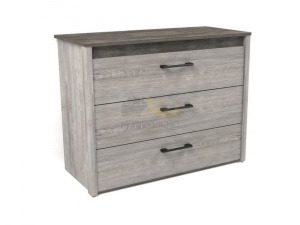 Комод малый NEW Денвер Риббек серый
