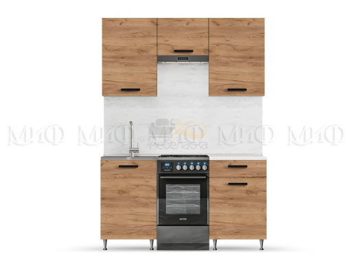 Кухонный гарнитур Рио New 1500 дуб крафт