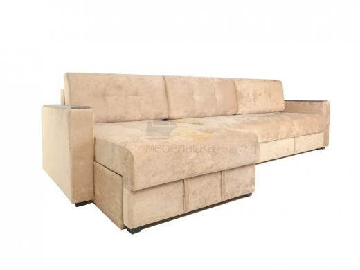 Диван угловой Тургояк Бежевый Ocean 130