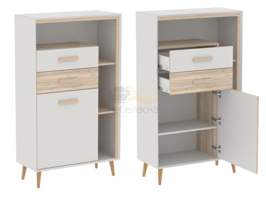 Пенал открытый низкий Аврора